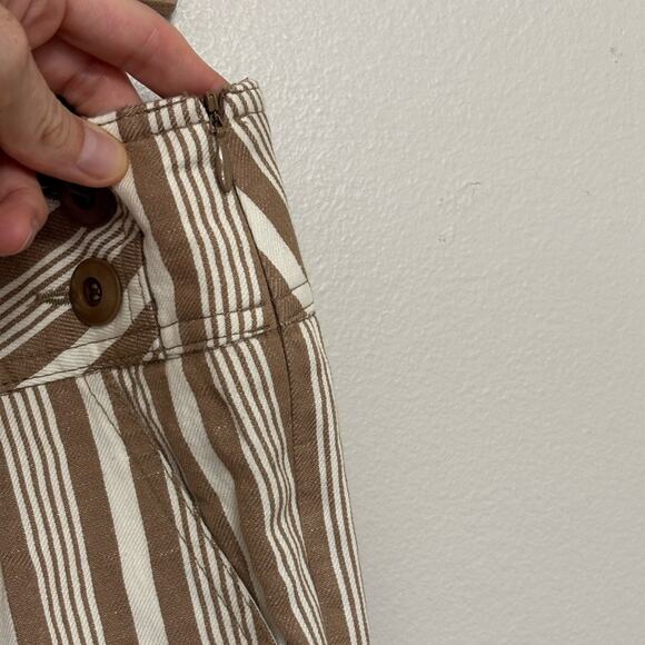 NWT Trina Turk Y2K Striped Neutral Mini Skirt - Size 6 - Picture 3 of 7
